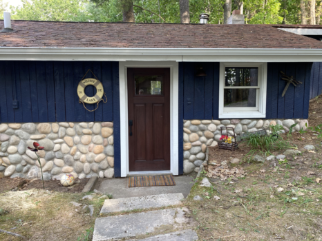 Bunkhouse Entrance at Moonlight Bay on Spider Lake
